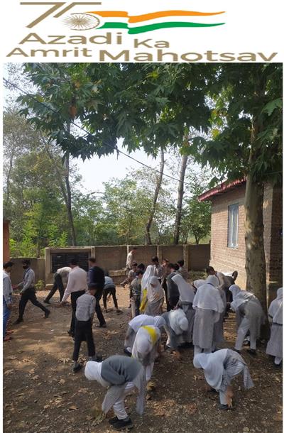 Swachhh Bharat Campaign by Rural Development Department at Khanmoh- B with Meri Maati, Mera Desh