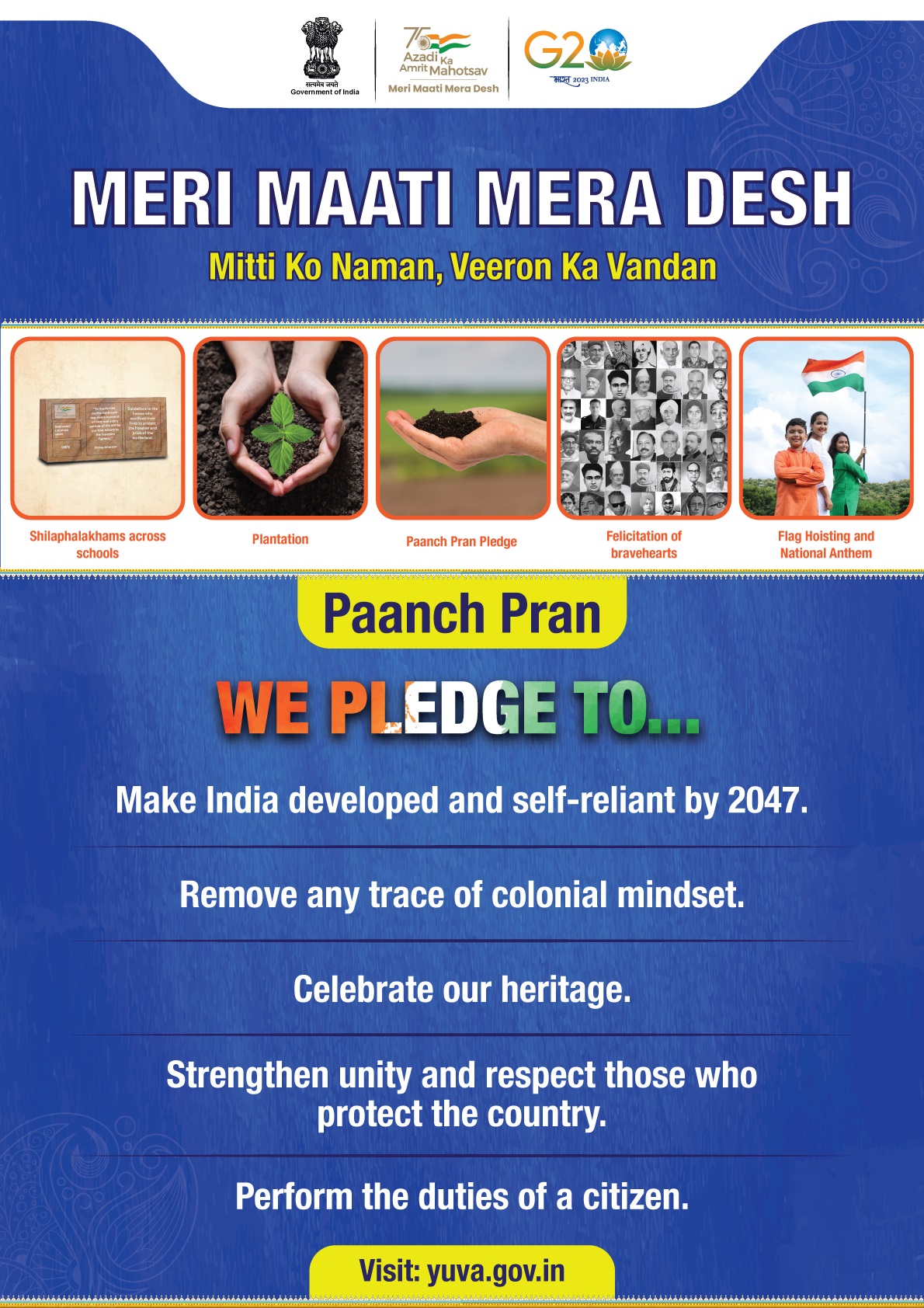 Flyer for Pledge